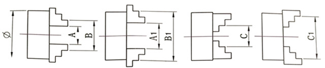 滚轴 抓撑 尺寸 640 mm