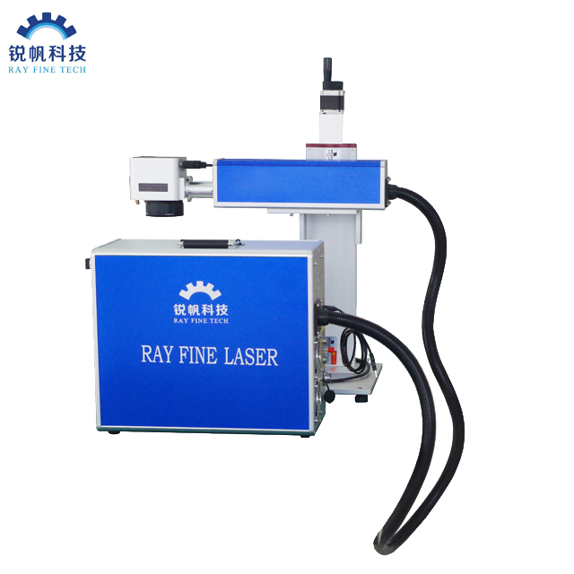 Machine de marquage laser à fibre Q Switch 30W 50w avec levage motorisé