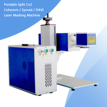 Machine portative d'inscription de laser de CO2 de tube en métal de RF de fente 30W 60W
