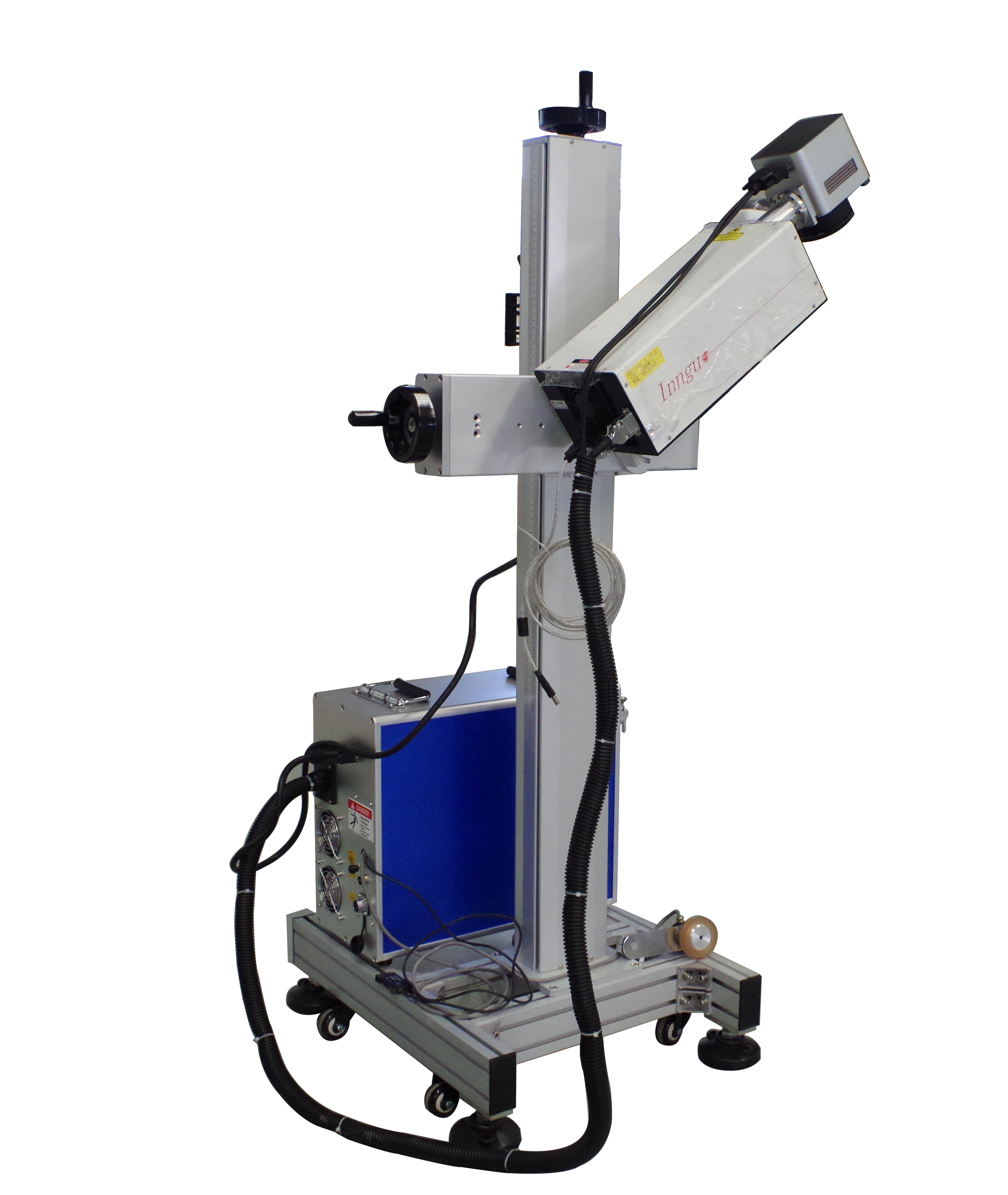 Machine de marquage d'imprimante laser UV volante 3W 5W pour le marquage des emballages alimentaires PET PP, marqueur laser de code à barres Qr Code