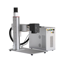 Nouvelle machine de découpe de marquage de gravure laser à fibre d'affichage de positionnement et d'arrière-plan de caméra pour le plastique en métal